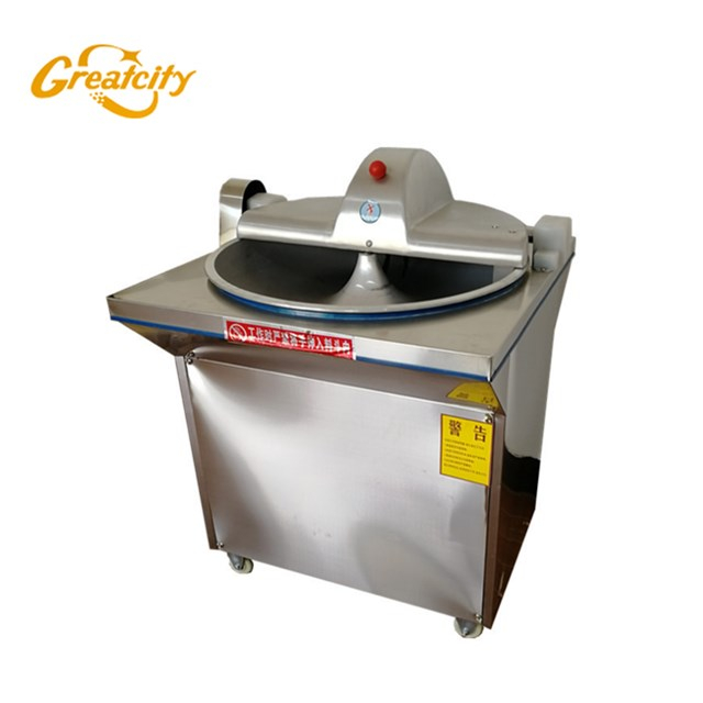 Restaurant table top meat vegetable fruit onion bowl cutter machine butcher horizontal bowl cutter for sale