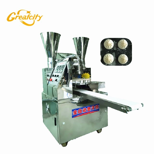 China Small Steam Bun Stuffing Maker Momo Folding Machine Momo Pesti Making Machine for Nepal